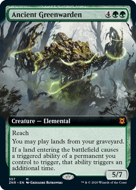 Ancient Greenwarden Zendikar Rising Bordless